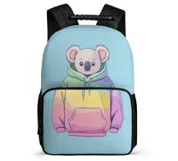 TPISLI Mochila Colegio Patrón de Koala para Niño Niña 6-10 Años, Mochila Estampado Animal Escolar, School Bag, Espalda Acolchada, Asa Reforzada, Escuela Diario