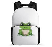 TPISLI Mochila Colegio Rana Primaria para Chicos Chicas Mochila Animal Diseño 7-12 Años Daypack, Bolsillos Laterales Tejido 1680D Ocio Actividades