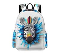 TPISLI Mochila Colegio Zebra Kawaii Chica 12 Años Mochila Primaria Animal Zebra Chicos Clase 7-9 Bolsa Colegio Grande Escolar Viaje Uso Diario Viaje Outdoor Excursión