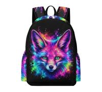 TPISLI Mochila Colegio Zorro Chica Clase 4 Mochila Escolar Animal Niño 13 Años, Bolsa Primaria Ligera Resistente Regalo Escolar Excursión Uso Diario Outdoor