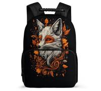 TPISLI Mochila Colegio Zorro Motivo Niña Niño 6-10 Años Mochila Escolar Animal Estampado Cursos 3-5 Backpack, Detalles de Fieltro Espalda Acolchada Excursiones Cortas