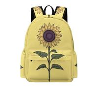 TPISLI Mochila Colourful Flowers Escolar para Niños, Mochilas Escolar Infantil de 1º - 5º Grado, Mochila Plant 3D Estampadopara Niñas de 6-12 Años con Plant 3D Estampado para La Escuela