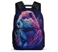 TPISLI Mochila Conejillo de Indias Bonito Escolares Para Infantil Niños, Mochila Animal Escolar Grande De Nailon Niño Mochilas Informal Para Primaria Y Secundaria De Grados 3 A 8