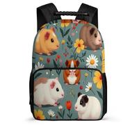 TPISLI Mochila Conejillo de Indias Chicos Chicas Primaria, Mochila Escolar Pequeño Animal Infantil Colegio, Bookbag, Tejido 1680D, Detalles de Fieltro, Colegio Viaje