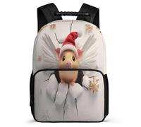 TPISLI Mochila Conejillo de Indias Niña Niño Escuela Primaria, Mochila Escolar Kawaii Animal Infantil Colegio, Backpack, Resistente, Bolsillos Laterales, Viaje Uso Diario