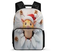 TPISLI Mochila Conejillo de Indias para Niños 6-11 Años, Mochila Colegio Bonito Holandés Cerdo Escolar Ligera, Backpack, Primaria Viaje, Cómoda para Libros Cuadernos
