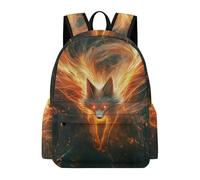 TPISLI Mochila Cool Fox Motif Escolar Niño Adolescente, Mochila de Animal Design para Niña 8 A 15 Años, Mochilas Escolares Grande Y Ligera