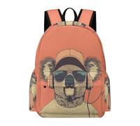 TPISLI Mochila Cool Koala Motif Instituto para Adolescentes, Mochilas Escolares Juveniles 7 A 13 Años con Animal Theme, Mochilas Grande para Viagem & Escola