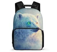 TPISLI Mochila Cool Polar Oso para Niños Niñas 6-11 Años, Mochila Colegio Motivo Animal Escolar Ligera, Daypack, Primaria Viaje, Cómoda para Libros Cuadernos