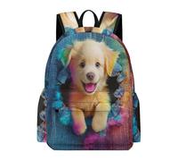 TPISLI Mochila Cute 3D Puppy para Adolescentes Niños, Mochilas Escolar con Animal Dog Niñas, Mochila Tipo Casual para Chicas Colegio, Viajes Y Compras