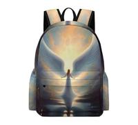 TPISLI Mochila de Ángeles para Niño y Niña Curso 9 Mochila Escolar Alas 15 Años Backpack, School Bag Ligera para Clases, Paseo y Senderismo Actividades Diarias