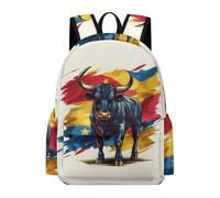TPISLI Mochila de Ganado de Lidia Español Chica Clase 4 Mochila Toro Chicas 12-16 Años Bolsa Escolar Ligera Resistente Vuelta al Cole Uso Diario Viaje Excursión Colegio