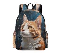 TPISLI Mochila de Gato Chicos Clase 7-9 Mochila Animal Gatito Escolares Secundaria Bolsa Colegio Cómoda Ligera Excursión Colegio Viaje Excursión Outdoor Uso Diario
