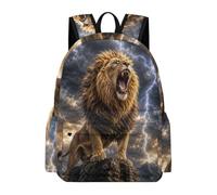 TPISLI Mochila de León Chica 12 Años Mochila Escolar León para Escolares Secundaria Backpack Práctica Resistente Vuelta al Cole Colegio Excursión Uso Diario