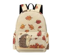TPISLI Mochila de Lindo Erizo 12-16 Años para Niño y Niña Mochila Escolar Otoño Tema Curso 8-10 Daypack, Bookbag Resistente para Curso, Libros y Salidas Actividades Diarias