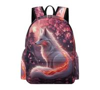 TPISLI Mochila de Motivo de Zorro Chicas 9-13 Años Mochila de Animal Zorro Escolares Secundaria Bolsa Colegio Ligera Resistente Regalo Escolar Excursión Viaje Colegio