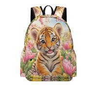 TPISLI Mochila de Tigre Chica 12 Años Mochila Primaria Animal Tigre Chico 11 Años Backpack Moderna Durable Excursión Colegio Uso Diario Viaje Excursión Colegio