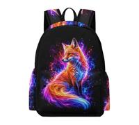 TPISLI Mochila de Zorro Chica Clase 4 Mochila Colegio Zorro Niñas Primaria School Bag Práctica Resistente Regalo Escolar Uso Diario Colegio Viaje Excursión