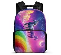 TPISLI Mochila Diseño de Caballo para Niñas Colegio Primaria, Mochila Escolar Estampado de Caballo 8-12 Años, Bookbag, Primaria Viaje, Cómoda para Libros Cuadernos