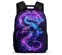 TPISLI Mochila Diseño de Dragón Escolares Escuela Primaria, Mochila Escolar Estilo Chino Infantil Colegio, Daypack, Resistente, Bolsillos Laterales, Viaje Uso Diario