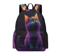 TPISLI Mochila Diseño Lindo Gato Cursos para Niño y Niña Mochila Escolar Estampado Gatito 12 Años Mochila Ligera Duradera, Backpack para Vuelta al Cole Viaje y Senderismo y Excursión