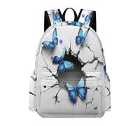 TPISLI Mochila Diseño Mariposa 5º Curso para Niño y Niña Mochila Escolar Mariposa 6-10 Años Mochila Grande Resistente, Backpack para Viaje Senderismo y Uso Diario y Excursión