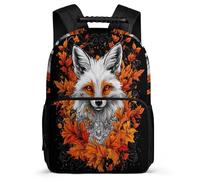 TPISLI Mochila Diseño Zorro Escolar De Niñas Primaria, Mochila Colegio Para Niñas De 8 A 12 Años Con Animal Zorros, Mochilas Casual Para Niños Para Viajes