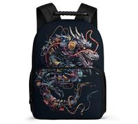 TPISLI Mochila Dragón Escuela Primaria Niña, Mochilas Escuela Secundaria Niño, Mochila Infantil Casual, Mochilas Portatil 16