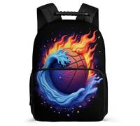 TPISLI Mochila Escolar Baloncesto Colegio para Niñas Mochila Infantil Basket Balón 5-10 Años School Bag, Tejido 1680D Espalda Acolchada Viaje Uso Diario