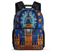 TPISLI Mochila Escolar Big Ben Para Niños 12 Años, Mochila Inglaterra Grande Para Niñas De 8, 10, 14 Años, Regalos Escolares, Primaria O Escuela Secundaria