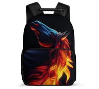 TPISLI Mochila Escolar Caballo Escolares 6-11 Años Mochila Animal Caballo Escuela Primaria Backpack, Resistente Ligera Asa Reforzada Viaje Uso Diario