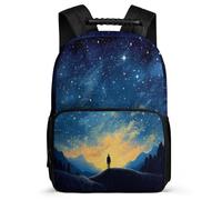 TPISLI Mochila Escolar Cielo Estrellado Niño 16 Años, 2025 Gran Mochila Colorido Colegio Grande Para Juveniles Chico, Mochilas Para Seconda Elementare Instituto