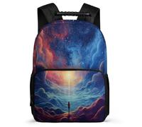 TPISLI Mochila Escolar Con Cielo Estrellado Para Niñas De 1ª A 3ª Clase, Mochilas Colorido Informal Escolar Niño, Grande Mochila De Escuela Primaria Para Niñas