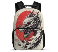 TPISLI Mochila Escolar Con Dragón Para Niñas De 1ª A 3ª Clase, Mochilas Dragón Informal Escolar Niño, Grande Mochila De Escuela Primaria Para Niñas