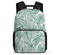 TPISLI Mochila Escolar Con Hojas Tropicales Para Niñas De 1ª A 3ª Clase, Mochilas Estampado Botánico Informal Escolar Niño, Grande Mochila De Escuela Primaria Para Niñas