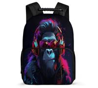 TPISLI Mochila Escolar Con Orangután Para Niña, Mochila Estampado Animal Informal Gran Capacidad Mochilas De Viaje Para Portátil De 15.7" Bolsas Escolares Niños De 10 12-18 Años Adolescente