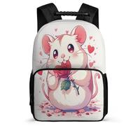 TPISLI Mochila Escolar Conejillo de Indias Bonito Niño 16 Años, 2025 Gran Mochila Animal Rosa Colegio Grande Para Juveniles Chico, Mochilas Para Seconda Elementare Instituto