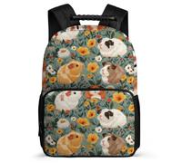 TPISLI Mochila Escolar Conejillo de Indias Kawaii Para Niños Y Niñas, Mochilas Escolares 8 11 13 Años Adolescentes, Mochila Pequeño Animal Bonito Para Niños Y Niñas