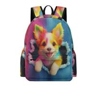 TPISLI Mochila Escolar Cute 3D Puppy Niño 9 A 14 Años, Mochilas Escolares Transpirables para Niñas de 6 A 10 Años, Mochila Colegio Primaria con Animal Dog para Chicas