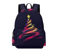 TPISLI Mochila Escolar de Christmas Theme para Adolescente Niña, Mochilas Christmas Trees Informal Niñas Niños Mochila Viaje Bolsas Escolares Niños de 10 1Christmas Trees15 Años