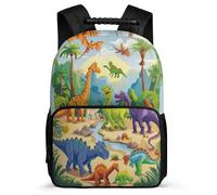 TPISLI Mochila Escolar Dinosaurio para Niña Niño 7-12 Años Mochila Escolar Lindo Animal Primaria Daypack, Asa Reforzada Bolsillos Laterales Viaje Uso Diario
