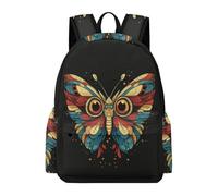 TPISLI Mochila Escolar Diseño Mariposa Escolares para Niños y Niñas Mochila Infantil Mariposa 9 Años Mochila Cómoda Ajustable, Daypack para Viaje Senderismo y Uso Diario y Excursión