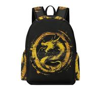 TPISLI Mochila Escolar Dragon Motif Niña Primaria‘, Mochilas para Niños con Chinese Style 8 A 12 Años, Mochila Escolares Grande Y Ligera Moda