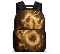 TPISLI Mochila Escolar Dragón Patrón para Niña Niño 7-12 Años Mochila Escolar Art Dragón Primaria Daypack, Asa Reforzada Bolsillos Laterales Viaje Uso Diario