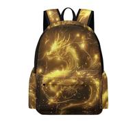 TPISLI Mochila Escolar Dragon Pattern Niño de Primaria, Mochila con Chinese Style Colegio para Niñas de 8 A 12 Años, Mochilas Casual para Niños Viajes