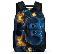 TPISLI Mochila Escolar Estampado de Bonito Elefante Escuela Primaria para Niña Niño, Mochila Infantil Animal Ligera, Backpack, Tejido 1680D, Detalles de Fieltro, Colegio Viaje