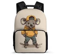 TPISLI Mochila Escolar Estampado de Koala para Niña Niño 5-10 Años, Mochila Motivo Animal Infantil Colegio Primaria, Backpack, Resistente, Bolsillos Laterales, Viaje Uso Diario