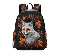 TPISLI Mochila Escolar Fox Design Niña Primaria, Mochila para Niñas Kawaii con Animal Fox de 6 A 12 Años, Mochilas Escolares Chica E Ligera