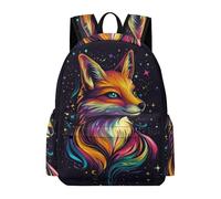 TPISLI Mochila Escolar Fox Design Niño 9 A 14 Años, Mochilas Escolares Transpirables para Niñas de 6 A 10 Años, Mochila Colegio Primaria con Animal Illustration para Chicas