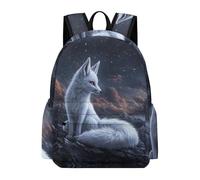 TPISLI Mochila Escolar Fox Print Niño de Primaria, Mochila con Animal Fox Colegio para Niñas de 8 A 12 Años, Mochilas Casual para Niños Viajes
